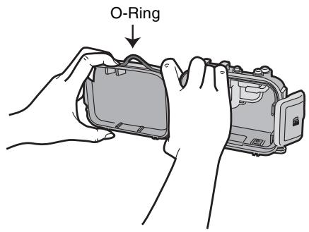 PANASONIC LUMIX DMW-MCFT3PP - Den O-Ring zum Entfernen mit den Fingern lösen. - 1