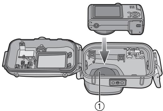 Diagram of a device's internal components with labeled parts, showing open and closed views with a digital camera module.