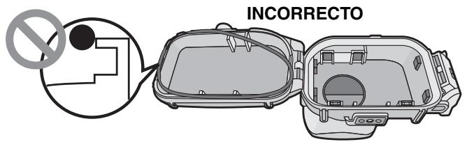 PANASONIC LUMIX DMW-MCTZ20PP - Ponga el anillo tólico de manière uniforme bajo de la responsiva ranura. - 2