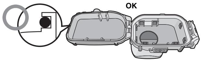 PANASONIC LUMIX DMW-MCTZ20PP - Ponga el anillo tólico de manière uniforme bajo de la responsiva ranura. - 1