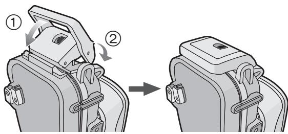 PANASONIC LUMIX DMW-MCTZ20PP - Close the buckle. - 1