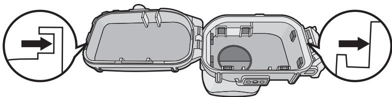 PANASONIC LUMIX DMW-MCTZ30E - Controllare l'alloggiamento dell'O-ring. - 1
