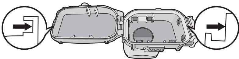 PANASONIC LUMIX DMW-MCTZ30E - Controle la ranura del anillo tórico. - 1