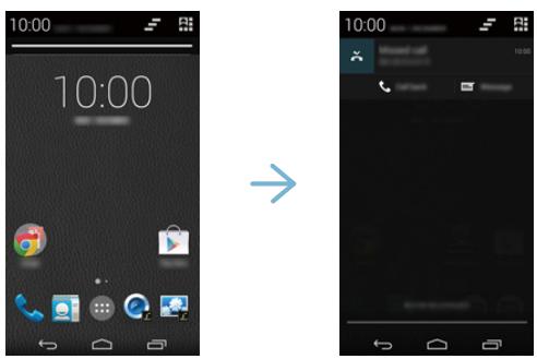 PANASONIC LUMIX DMC-CM1 - Panneau des notifications - 1