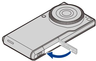 PANASONIC LUMIX DMC-CM1 - Insertion/retrait de la carte microSD - 2