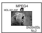 PANASONIC NV-GS120 - Pour retourner à la taille d'image en mouvement normale - 1