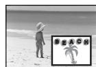 PANASONIC NV-GS120 - ■ Mode image dans image - 1