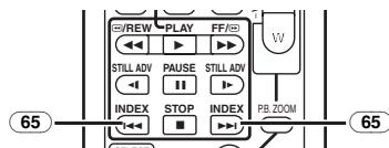 REW PLAY FF STILL ADV PAUSE STILL ADV INDEX STOP INDEX PB,ZOOM 65 65