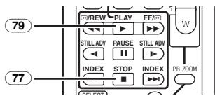 79 STILL ADV PAUSE STILL ADV INDEX STOP INDEX P.B. ZOOM
