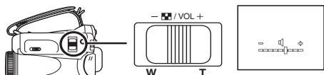 PANASONIC NV-GS17 - ■ Per regolare il volume - 1