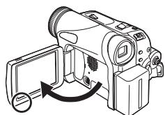 PANASONIC NV-GS17 - Utilisation de l'écran à cristaux liquides (ou LCD) - 1