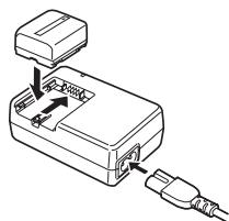 PANASONIC NV-GS17 - De accu opladen - 1