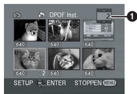 PANASONIC NV-GS17 - Afdrukgegevens op geheugenkaart schrijven (DPOF-instelling) - 1