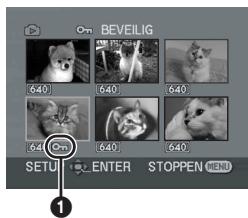 PANASONIC NV-GS17 - Opnamen op geheugenkaart beveiligen - 1
