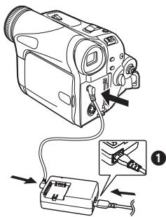 PANASONIC NV-GS17 - ■ Collegamento alla presa CA - 1