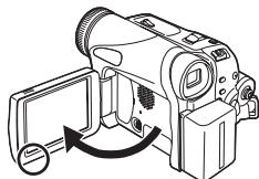PANASONIC NV-GS17 - Het LCD-scherm gebruiken - 1