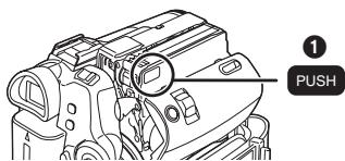 PANASONIC NV-GS180EK - Een cassette plaatsen/verwijdenen - 3