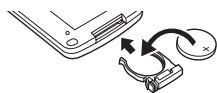 PANASONIC NV-GS180EK - De knoopbatterij plaatsen - 2
