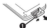 PANASONIC NV-GS180EK - De knoopbatterij plaatsen - 1