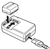 PANASONIC NV-GS180EK - De accu opladen - 1