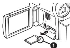 PANASONIC NV-GS21EK - Een kaartplaatsen/verwijderen - 2