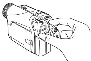 PANASONIC NV-GS21EK - De Zoeker uittrekken - 1