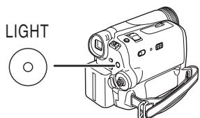 PANASONIC NV-GS21EK - Drucken Sie die Taste [LIGHT]. 1 - 1