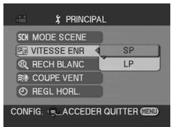 PANASONIC NV-GS21EK - Utilisation de l'écran de menu - 10