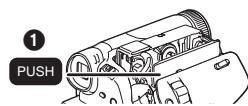 PANASONIC NV-GS21EK - Een cassette plaatsen/verwijderen - 3