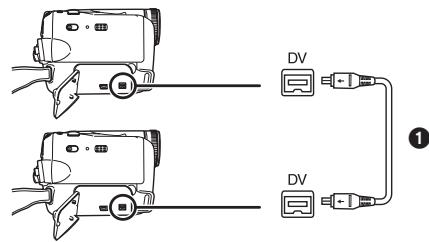 PANASONIC NV-GS21EK - Verwendendes DV-Kabels für die Aufnahme (Digitales Kopieren) - 1