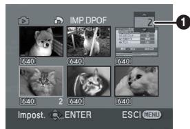 PANASONIC NV-GS21EK - Scrittura dei dati di stampa su una scheda (Impostazione DPOF) - 1
