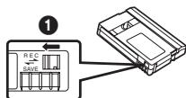 PANASONIC NV-GS21EK - Schutz vor unbeabsichtigtem Löschen - 1