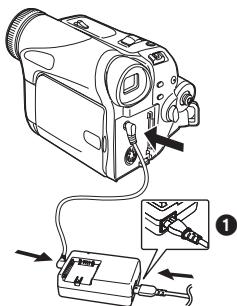 PANASONIC NV-GS21EK - Collegamento alla presa CA - 1