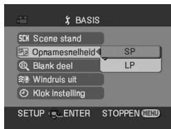 PANASONIC NV-GS21EK - Het menuschem gebruiken - 10