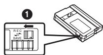 PANASONIC NV-GS21EK - Protezione delle cancellazioni accidentali - 1