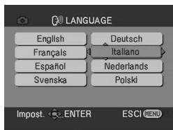 PANASONIC NV-GS21EK - Modifica della lingua - 1
