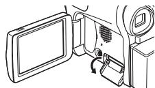 PANASONIC NV-GS21EK - Einlagen/Entnahmen einer Speicherkarte - 1