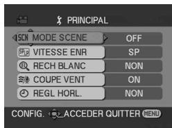 PANASONIC NV-GS21EK - Utilisation de l'écran de menu - 6