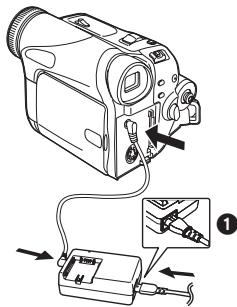 PANASONIC NV-GS21EK - ■ Branchement à la prise CA - 1