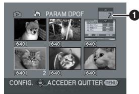 PANASONIC NV-GS21EK - Écriture des données d'impression sur une carte (Paramètres DPOF) - 1