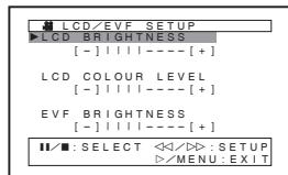 PANASONIC NV-GS22 - Réglage de la luminosité et du niveau de couleur - 1