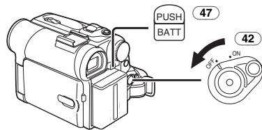 PANASONIC NV-GS22 - Abschalten der Stromquelle - 1