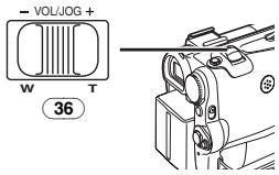 PANASONIC NV-GS22 - Lecture avec levier de zoom - 1