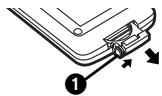 PANASONIC NV-GS22 - Einsetzen einer Knopfelle - 1