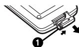 PANASONIC NV-GS22 - ■ Mise en place d'une pile de type bouton - 1