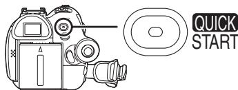 PANASONIC NV-GS230EF - Appuyez sur la touche [QUICK START]. - 1