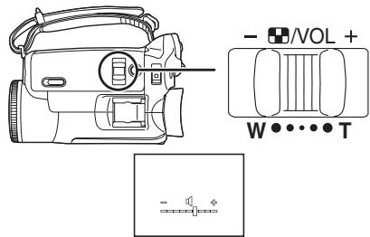 PANASONIC NV-GS230EF - Pour régler le volume - 1