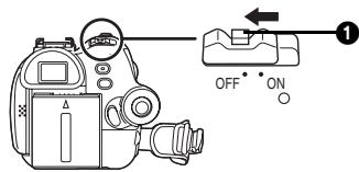 PANASONIC NV-GS230EF - Het uitschakelen van de camera - 1