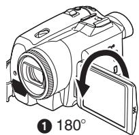 PANASONIC NV-GS230EF - Utilisation de l'écran à cristaux liquides (ou LCD) - 2