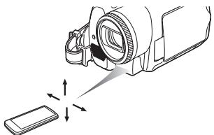 PANASONIC NV-GS230EF - Portée d'utilisation de la télécommande - 1